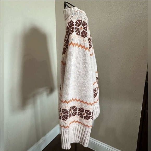 MADEWELL Overbrook Fair Isle Mockneck Sweater, EUC! - Picture 4 of 7